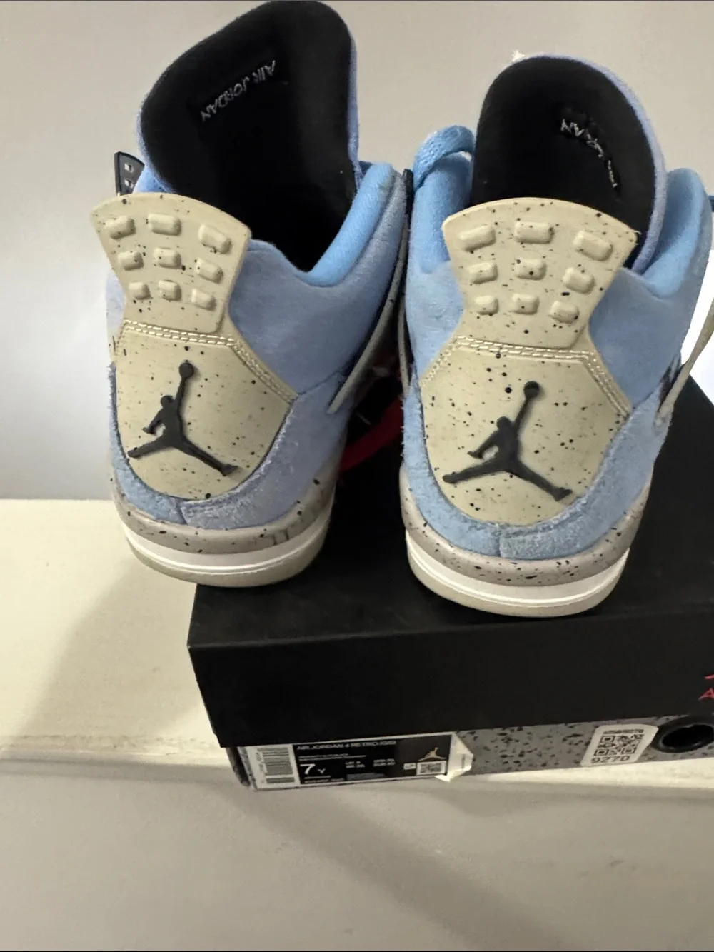 Nike Air Jordan 4 Retro (GS) Black/Blue Box Label